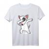 Englisch Bullterrier Tupfen-Shirt DAB mit lustigem Hundemotiv – Cooles Geschenk für Hundeliebhaber, Familien & Kinder