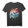 Japanischer Drache und große Welle Kanagawa Vintage T-Shirt – Japanische Kunst & Kultur, perfekte Geschenke für Männer, Frauen, Kinder & Festival-Events