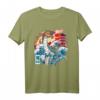 Japanischer Drache und große Welle Kanagawa Vintage T-Shirt – Japanische Kunst & Kultur, perfekte Geschenke für Männer, Frauen, Kinder & Festival-Events