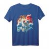Japanischer Drache und große Welle Kanagawa Vintage T-Shirt – Japanische Kunst & Kultur, perfekte Geschenke für Männer, Frauen, Kinder & Festival-Events