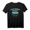 Flat Earth Society T-Shirt mit Karte des flachen Globus – Für alle, die an die flache Erde glauben und ihre Überzeugung zeigen möchten