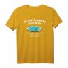 Flat Earth Society T-Shirt mit Karte des flachen Globus – Für alle, die an die flache Erde glauben und ihre Überzeugung zeigen möchten