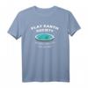 Flat Earth Society T-Shirt mit Karte des flachen Globus – Für alle, die an die flache Erde glauben und ihre Überzeugung zeigen möchten