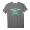 Flat Earth Society T-Shirt mit Karte des flachen Globus – Für alle, die an die flache Erde glauben und ihre Überzeugung zeigen möchten
