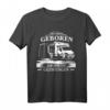 Zum Campen Geboren Arbeiten Gezwungen T-Shirt – Lustiges Camping-Shirt für Zelter und Outdoor-Fans