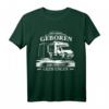 Zum Campen Geboren Arbeiten Gezwungen T-Shirt – Lustiges Camping-Shirt für Zelter und Outdoor-Fans
