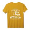 Zum Campen Geboren Arbeiten Gezwungen T-Shirt – Lustiges Camping-Shirt für Zelter und Outdoor-Fans