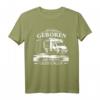 Zum Campen Geboren Arbeiten Gezwungen T-Shirt – Lustiges Camping-Shirt für Zelter und Outdoor-Fans
