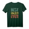 Best Major Ever Lustiges Personalisiertes Vintage Männer T-Shirt – Perfektes Geschenk für Papa, Opa, Bruder & Freunde