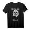Socialism Kills Anti-Sozialismus T-Shirt mit Totenkopf – Für Freiheit, Kapitalismus und gegen Kommunismus