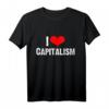 I Love Capitalism Shirt - Aktien, Kapital & Investment T-Shirt für Anleger & Wirtschaftsfans, ideales Geschenk für Börsenfreunde