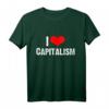 I Love Capitalism Shirt - Aktien, Kapital & Investment T-Shirt für Anleger & Wirtschaftsfans, ideales Geschenk für Börsenfreunde