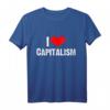 I Love Capitalism Shirt - Aktien, Kapital & Investment T-Shirt für Anleger & Wirtschaftsfans, ideales Geschenk für Börsenfreunde