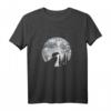 Capybara Wasserschwein Nagetier T-Shirt - Perfekt für Capybara Fans und Tierliebhaber, mit Vollmond-Design