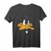 HapKitten Daffy Duck Big Face T-Shirt - Lizenziertes Warner Bros Fanshirt für Cartoon-Liebhaber