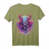Lustiges Monster Cartoon Halloween Graffiti Anime T-Shirt – Buntes, humorvolles Design für Monster- und Halloween-Fans