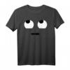 Cartoon Rollende Augen T-Shirt - Lustiges Halloween Kostüm für Partys, Trick-or-Treat & Last-Minute-Verkleidungen