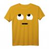 Cartoon Rollende Augen T-Shirt - Lustiges Halloween Kostüm für Partys, Trick-or-Treat & Last-Minute-Verkleidungen