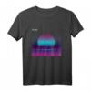 Outrun Sonne Ästhetisches Vaporwave T-Shirt - Japan Kultur, Glitch, Otaku & Retro 80er/90er Design, Perfekt als Geschenk für Fans & Festivals