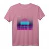 Outrun Sonne Ästhetisches Vaporwave T-Shirt - Japan Kultur, Glitch, Otaku & Retro 80er/90er Design, Perfekt als Geschenk für Fans & Festivals