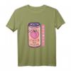 90er Japanisches Pfirsich-Getränk Retro Vintage Japan T-Shirt – Perfektes Geschenk für Anime-, Manga- und Japan-Fans zu Geburtstags, Weihnachten & mehr