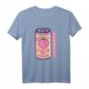 90er Japanisches Pfirsich-Getränk Retro Vintage Japan T-Shirt – Perfektes Geschenk für Anime-, Manga- und Japan-Fans zu Geburtstags, Weihnachten & mehr