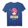Japanisches Anime Manga Kawaii Mädchen T-Shirt - Exklusives Otaku Design für Fans, Harajuku & Vaporwave Ästhetik, Perfekt für Geburtstage & Weihnachten