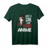 Just A Girl Who Loves Anime Kawaii Otaku Manga Japan Fan T-Shirt – Perfektes Geschenk für Anime- und Manga-Liebhaber, Japan Fan, Otaku & J-Pop Enthusiasten