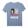 Just A Girl Who Loves Anime Kawaii Otaku Manga Japan Fan T-Shirt – Perfektes Geschenk für Anime- und Manga-Liebhaber, Japan Fan, Otaku & J-Pop Enthusiasten