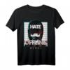 Hate Offline Anime T-Shirt für Otaku und Kawaii Fans – Trauriges Mädchen im japanischen Stil, Grunge, Vaporwave & Goth Ästhetik, Exklusives Geschenk für Anime- und Musikliebhaber