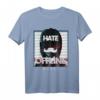 Hate Offline Anime T-Shirt für Otaku und Kawaii Fans – Trauriges Mädchen im japanischen Stil, Grunge, Vaporwave & Goth Ästhetik, Exklusives Geschenk für Anime- und Musikliebhaber