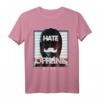 Hate Offline Anime T-Shirt für Otaku und Kawaii Fans – Trauriges Mädchen im japanischen Stil, Grunge, Vaporwave & Goth Ästhetik, Exklusives Geschenk für Anime- und Musikliebhaber
