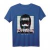 Hate Offline Anime T-Shirt für Otaku und Kawaii Fans – Trauriges Mädchen im japanischen Stil, Grunge, Vaporwave & Goth Ästhetik, Exklusives Geschenk für Anime- und Musikliebhaber