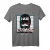 Hate Offline Anime T-Shirt für Otaku und Kawaii Fans – Trauriges Mädchen im japanischen Stil, Grunge, Vaporwave & Goth Ästhetik, Exklusives Geschenk für Anime- und Musikliebhaber