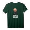 The Boss Baby Ich bin der Chef T-Shirt - Offiziell lizenziert von Dreamworks, lustiges Fan-Shirt für Kinder und Fans