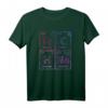 EDM Elektro Musik - Lustiges Techno Periodensystem T-Shirt für Festival & Elektronische Tanzmusik Fans, Perfekt zum Geburtstag & Weihnachten