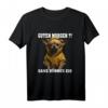 Chihuahua mit Hoodi T-Shirt - Lustiger Spruch 'Guten Morgen?! Ganz dünnes Eis' für Hundeliebhaber, Herrchen und Frauchen, perfekte Geschenkidee für Geburtstag oder Weihnachten