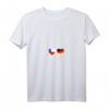 Damen Chile Deutschland Herzschlag Flagge T-Shirt mit V-Ausschnitt – Zeige deine Liebe zu Chile, Deutschland und der deutsch-chilenischen Freundschaft