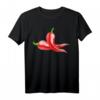 Rote Chilischoten Illustration T-Shirt – Frisches, scharfes Design für Chili- und Food-Liebhaber