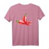 Rote Chilischoten Illustration T-Shirt – Frisches, scharfes Design für Chili- und Food-Liebhaber