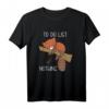 Sleeping Red Panda - Lustiges To Do List T-Shirt für Schlaf- und Tierliebhaber, Geschenk für Nickerchen-Fans