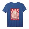 Winke Katze Anime Lustig Schriftzeichen Chinesisch Mönch T-Shirt – Originelles Geschenk für Katzen- und Anime-Fans zu Weihnachten & Geburtstag