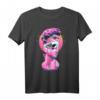 Vaporwave Statue David Büste Totenkopf T-Shirt - Retro 80er Glitch Design, Vintage Streetwear für Hipster und Kunstliebhaber