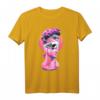 Vaporwave Statue David Büste Totenkopf T-Shirt - Retro 80er Glitch Design, Vintage Streetwear für Hipster und Kunstliebhaber