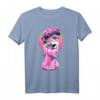 Vaporwave Statue David Büste Totenkopf T-Shirt - Retro 80er Glitch Design, Vintage Streetwear für Hipster und Kunstliebhaber