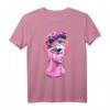 Vaporwave Statue David Büste Totenkopf T-Shirt - Retro 80er Glitch Design, Vintage Streetwear für Hipster und Kunstliebhaber