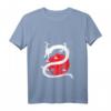 Damen T-Shirt mit Drachen, chinesischer Sonne und Bonsai - Asiatisches Design, klassischer Schnitt, leicht & hochwertig