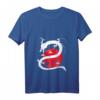 Damen T-Shirt mit Drachen, chinesischer Sonne und Bonsai - Asiatisches Design, klassischer Schnitt, leicht & hochwertig