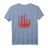 Shanghai Skyline T-Shirt mit China Flagge – Buntes Souvenir für Fans, Besucher und Reisende der chinesischen Stadt