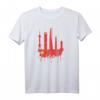 Shanghai Skyline T-Shirt mit China Flagge – Buntes Souvenir für Fans, Besucher und Reisende der chinesischen Stadt